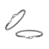 AB-6320-S-4MM-7" Sterling Silver Bracelet With Lobster Jewelry Bali Designs Inc